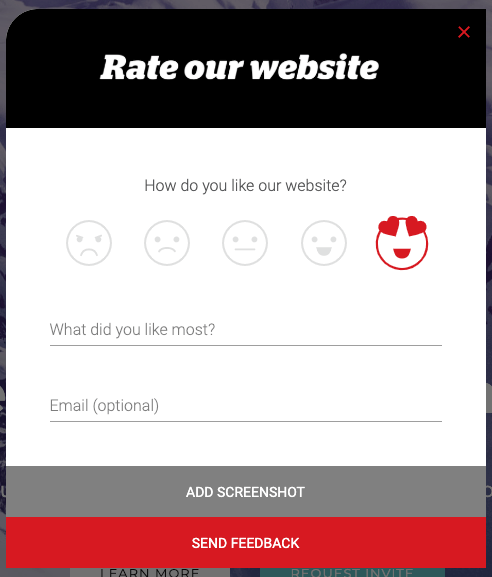 Website Feedback Customized | Usersnap CX