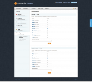 Define how you are calculating the usage of your service (fixed, per hour, per month)