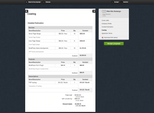 Detailed overview about your costs!