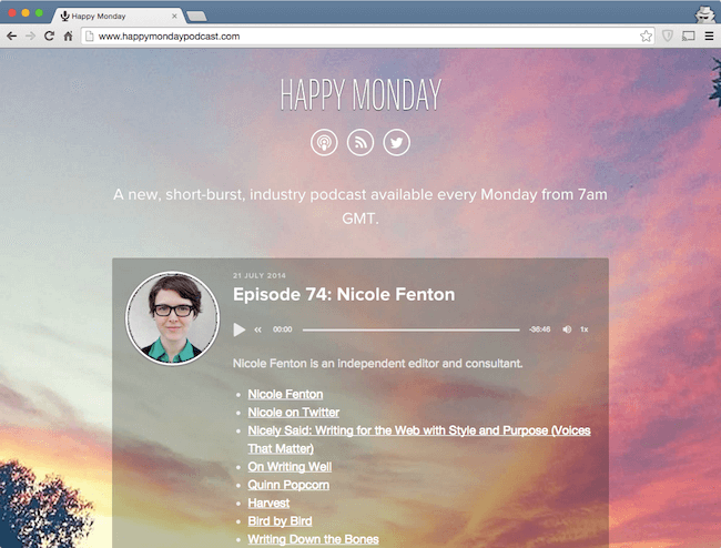 happy monday podcast - web development podcast