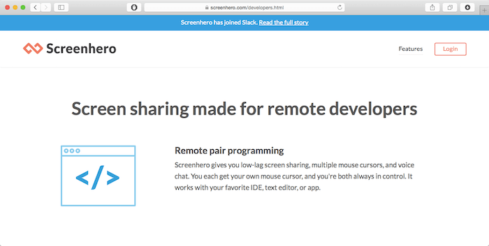 screenhero for remote developers
