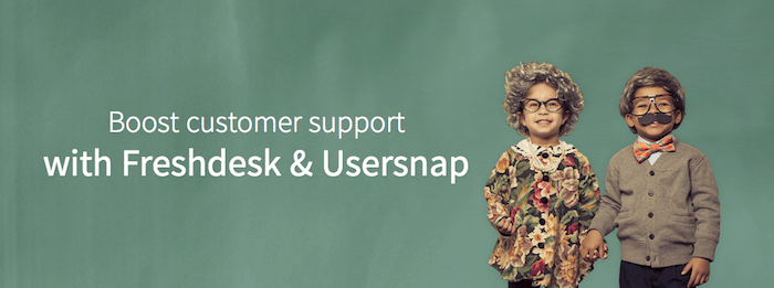 Power up your customer support with Freshdesk & Usersnap!