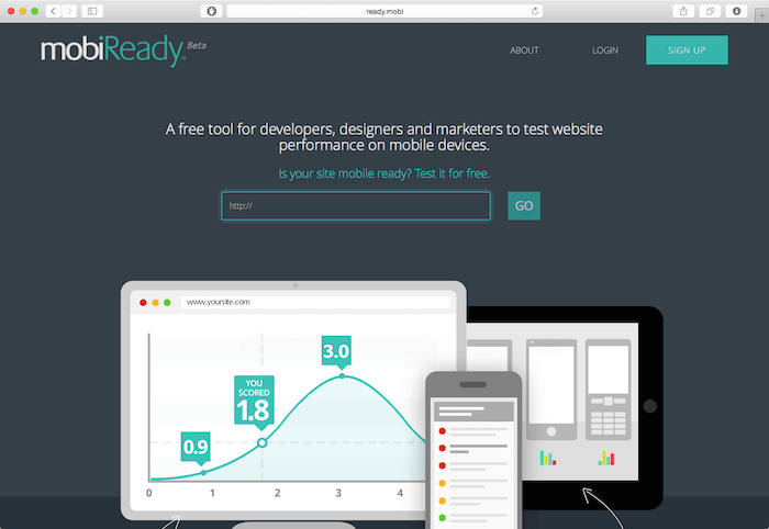 mobi ready for mobile website testing