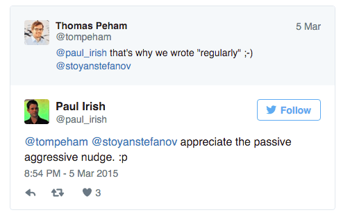 paul irish twitter conversation