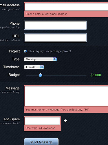 contact form bad example