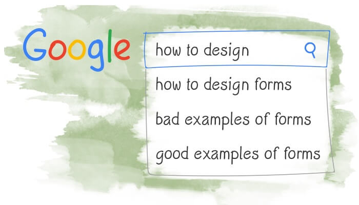 how to design web forms examples bad & good