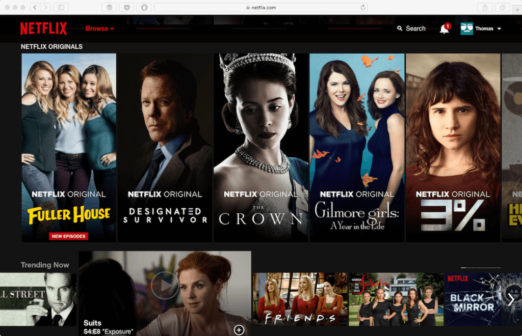 netflix web design trends