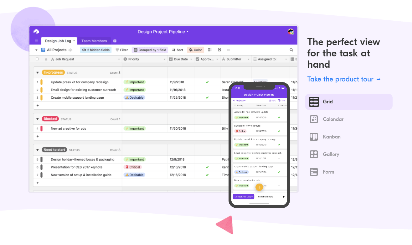 Airtable - product tour