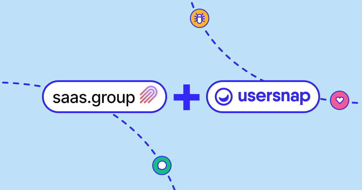 Usersnap’s joint journey with saas.group