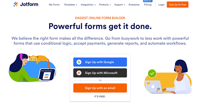 Best customer feedback tools - JotForm