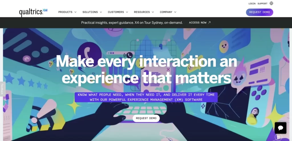 qualtrics homepage