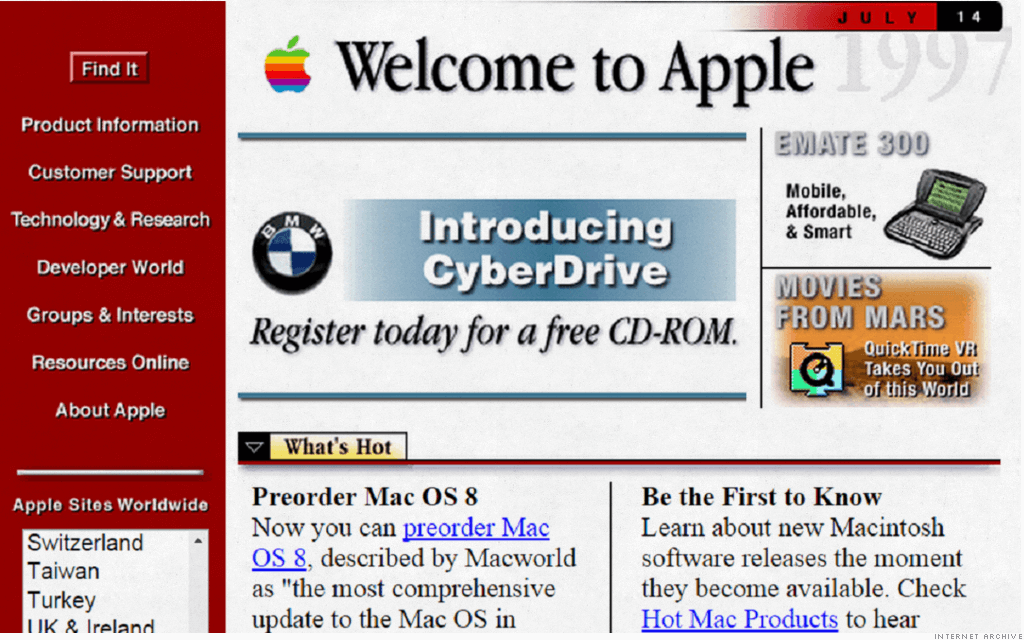 old apple website