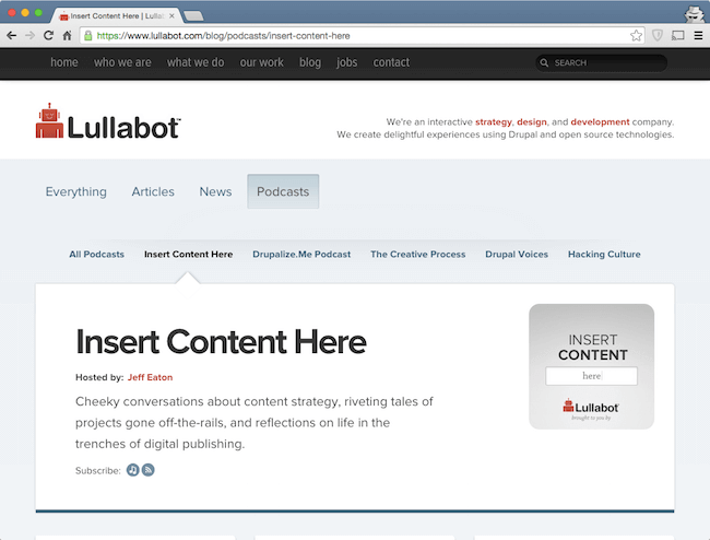 12-insert-content-here-podcast-lullabot-web-dev