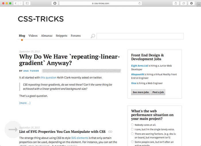 CSS-Tricks-web-design-blog