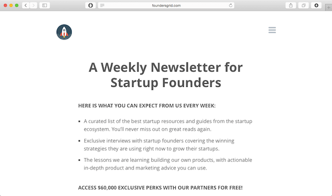 foundersgrid-newsletter