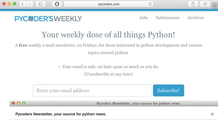 pycoders-weekly-web-development-newsletter