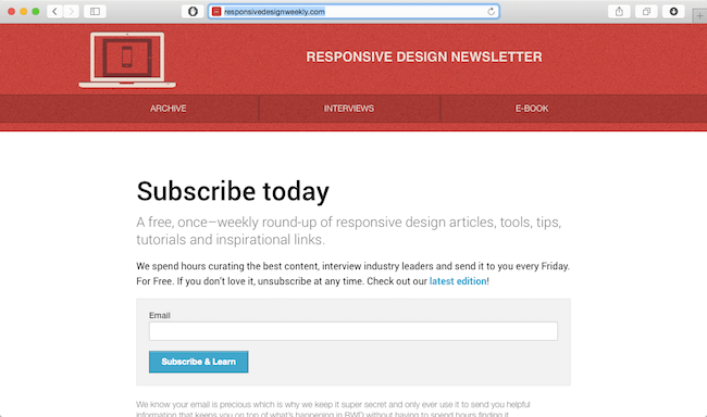 responsive-design-weekly-newsletter