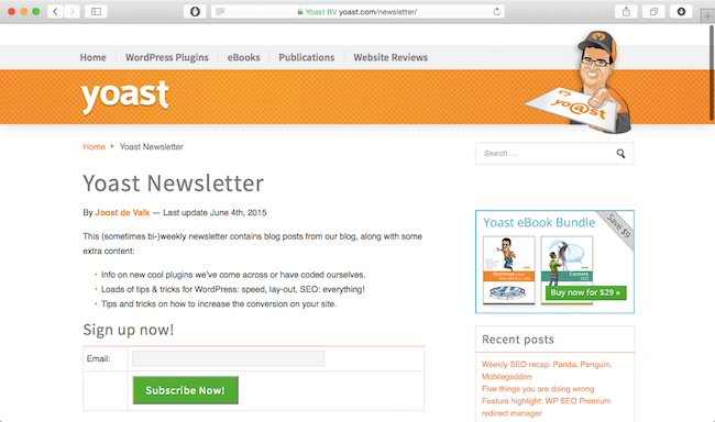 yoast-wordpress-newsletter